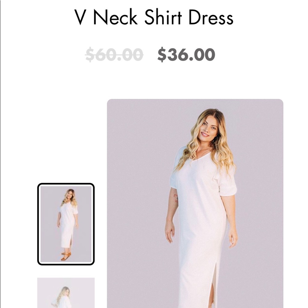 NWT V Neck Dress